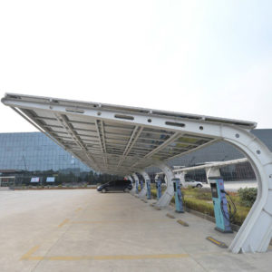 BIPV parking lots