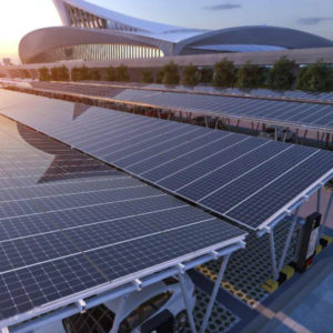 BIPV car shed