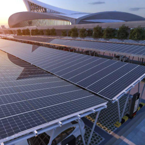 BIPV car shed