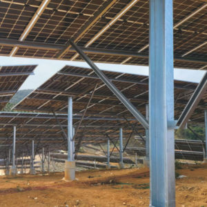 Photovoltaic support beam