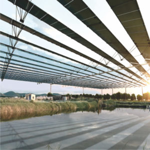 Steel wire rope flexible solar system